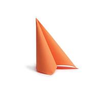 Alvotex Soft Point Lot de 50 serviettes de table jetables Orange 38 x 38 cm