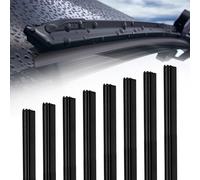 alwaiiz 8 Pièces caoutchouc essuie glace 700mm, Désossé caoutchouc d'essuie-glace, Généralités lame essuie glace