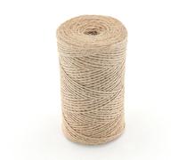 alwaiiz Corde de jute 2 mm x 300 m, indéchirable, convient pour emballage cadeau, bricolage et jardinage léger, marron