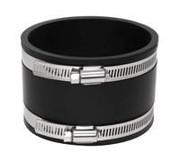 alwaiiz Raccord de tuyau en caoutchouc flexible Ø 100 mm intérieur, manchon en caoutchouc avec colliers en acier inoxydable, raccord de tuyau pour tuyau de ventilation, filtre à charbon