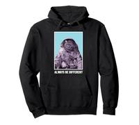 Always Be Different (Graphique d'astronaute de Chat Amusant) Sweat à Capuche
