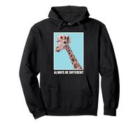 Always Be Different (Graphique Girafe Amusante) Sweat à Capuche
