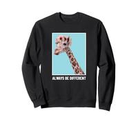 Always Be Different (Graphique Girafe Amusante) Sweatshirt
