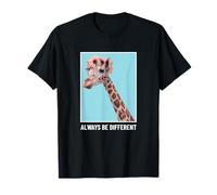 Always Be Different (Graphique Girafe Amusante) T-Shirt