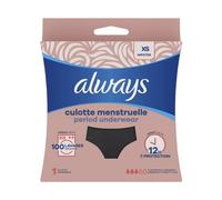 Always Culotte menstruelle lavable Taille XS 36-38 - 1 unité