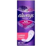 Always Dailies Douce Comme du Coton Grands Protège-Slips 30 Unités