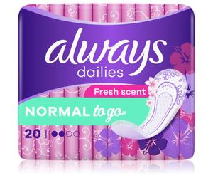 Always Dailies Normal To Go Fresh protège-slips 20 pcs