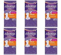 Always Dailies Singles Normal to Go Fresh Boîte de 20 protège-slips parfumés - Lot de 6