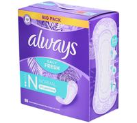 Always Daily Fresh Protège-slips Normal 0% Parfum Serviette hygienique 56 pc(s)