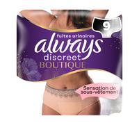 Always Discreet Boutique Culottes d'incontinence M - 9 unités