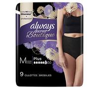 Always Discreet Boutique Culottes pour Fuites Urinaires Noires
