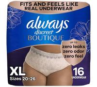 Always Discreet Boutique Incontinence Sous-vêtements Rose Maximum XL 16 ct Mauve