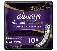 Always - Discreet Boutique Serviettes Hygiéniques Fuites Urinaires, Normal - 10 Pièces