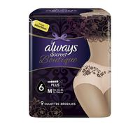Always : Discreet Boutique - Sous-Vêtements Féminin Pour Incontinence 6 Plus Taille M - 9 Sous-Vêtements