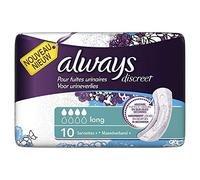 Always Discreet Control Long Incontinence Pad Lot de 10