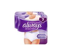 Always Discreet Culottes d'incontinence pour femmes Plus XL 14 paires (2 paquets de 7)