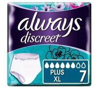 Always Discreet Culottes Pour Incontinence Plus Taille Xl - Lot De 6 Culottes