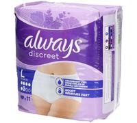 Always Discreet Incontinence Pants Plus Large Culotte D'Incontinence 11 pc(s)
