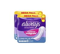 Always Discreet Long Plus Protections Complètes Serviettes d'Urgence - 40 Unités (2 Paquets de 20)