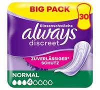 Always Discreet Lot de 30 serviettes d'incontinence pour femme - Protection complète - Incroyable discrétion