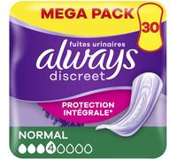 ALWAYS Discreet Normal - Serviettes D'Incontinence - 30 Unités