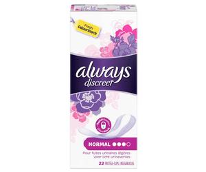 always® discreet Protège-slips pour fuites urinaires Normal Serviette hygienique 28 pc(s)