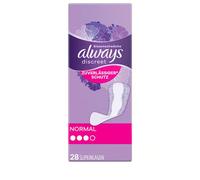 Always Discreet Serviettes hygiéniques d'incontinence pour femme - Lot de 28 - Absorbe les odeurs et l'humidité - Empêche les fuites