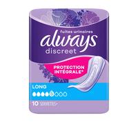 Always Discreet Serviettes Long - 8 paquets de 10 protections