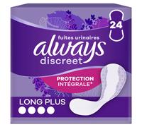 Always Discreet Serviettes pour incontinence Long Plus 24 unités