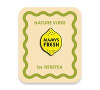 Always Fresh Pin | Accessoire de Mode Original | Cadeau Unique pour Vestes, Sacs à Dos et Sacs à Main | Collection Nature Vibes par Resetea
