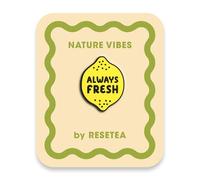 Always Fresh Pin en Bois | Broche Mode Originale pour Vestes, Sacs et Accessoires | Design Nature Vibes | Cadeau Créatif