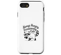 Always Hungry CuteTrash Panda Funy Raccoon Meme Coque pour iPhone SE (2020) / 7/8