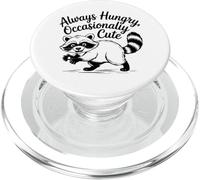 Always Hungry CuteTrash Panda Funy Raccoon Meme PopSockets PopGrip pour MagSafe