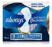 Always Infinity Night Size 3 serviettes hygiéniques pour la nuit 10 pcs
