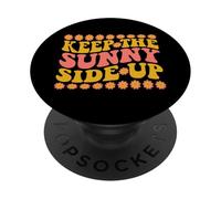 Always Keep Your Sunny Side Up Cute Sun Chemise pour Femme Homme Enfant PopSockets PopGrip Adhésif