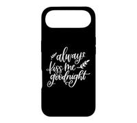 Always Kiss Me Goodnight Couples Romantiques Love Coque pour iPhone Air