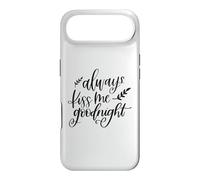 Always Kiss Me Goodnight Couples Romantiques Love Coque pour iPhone Air