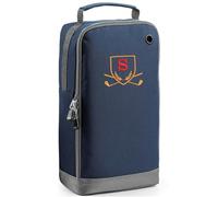 Always Looking Good Sac à chaussures de golf avec lettre initiale brodée monogrammée - Cadeau de golf pour homme, bleu marine, 35x19x12cm, Taille S
