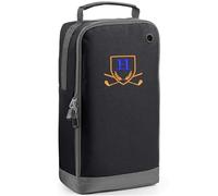 Always Looking Good Sac à chaussures de golf avec lettre initiale brodée monogrammée - Cadeau de golf pour homme, Noir , 35x19x12cm, H