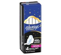 Always Serviettes hygiéniques – Cœur ultra absorbant, anti-fuites – Taille 3 Night 16 serviettes