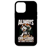Always Off-Leash At Least In Spirit Dog Randonnée Chien Coque pour iPhone 12 mini