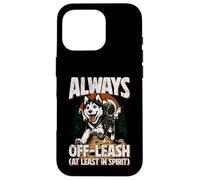 Always Off-Leash At Least In Spirit Dog Randonnée Chien Coque pour iPhone 16 Pro