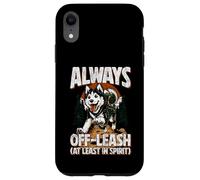 Always Off-Leash At Least In Spirit Dog Randonnée Chien Coque pour iPhone XR