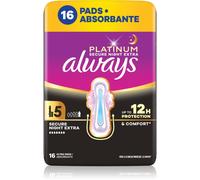 Always Platinum Night Extra Size 5 serviettes hygiéniques pour la nuit 16 pcs