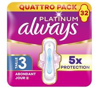 Always Platinum Serviettes Hygiéniques Taille 3 Jour x32