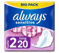 Always Sensitive Long Ultra Serviette Hygiénique avec Ailette