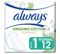 Always Serviette Hygiénique Protection Coton, 12 Unités - Lot de 1