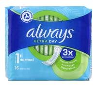 Always Ultra Serviettes hygiéniques normales sans ailettes Taille 1 - 16 unités