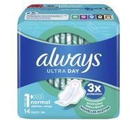 Always Serviettes Ultra Normal avec Ailettes 14 unités