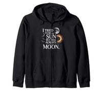 Always the Moon Citation céleste Goth Sweat à Capuche